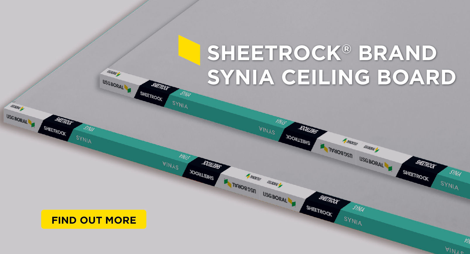 Sheetrock brand Synia ceiling board